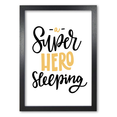 Superhero Sleeping - Print