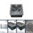 18X18 Inch Kitchen Sink - Undermount Stainless Steel With System For Efficient Drainage Modern Gray Silent Draining And Finish