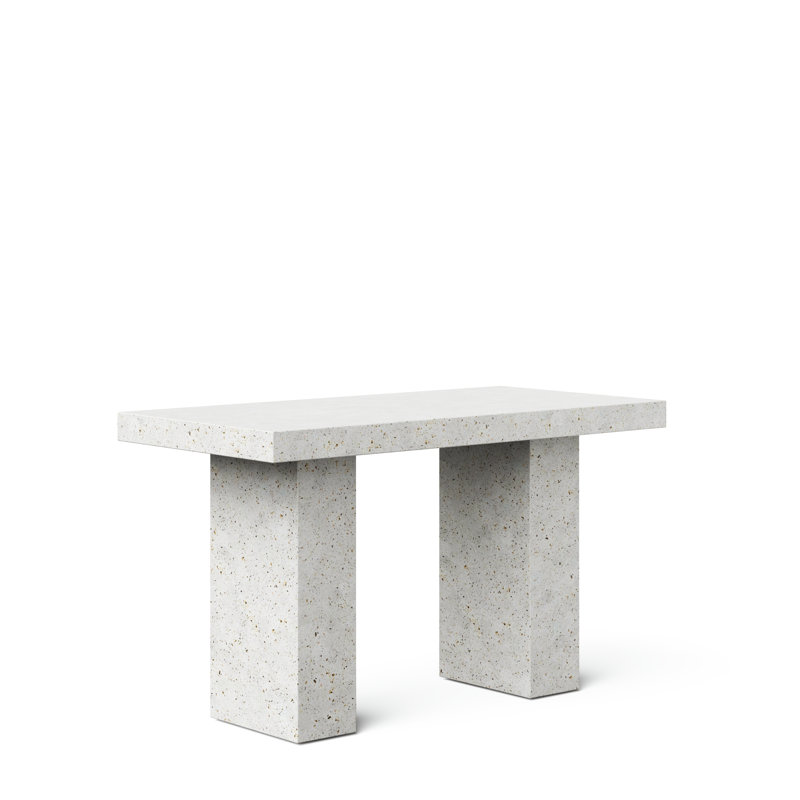 Mixx Elcor 82.75, Bar Table (41.75" Height), Ivory Terrazo, 70.75" L x 35.5" W