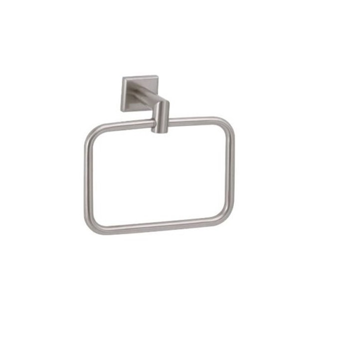 Ripple Towel Ring, Satin Nickel