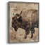 ANIMALS Series CDXCV III, reproduction encadrée - bois massif