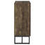 Armoire d'appoint rustique et bronze industriel