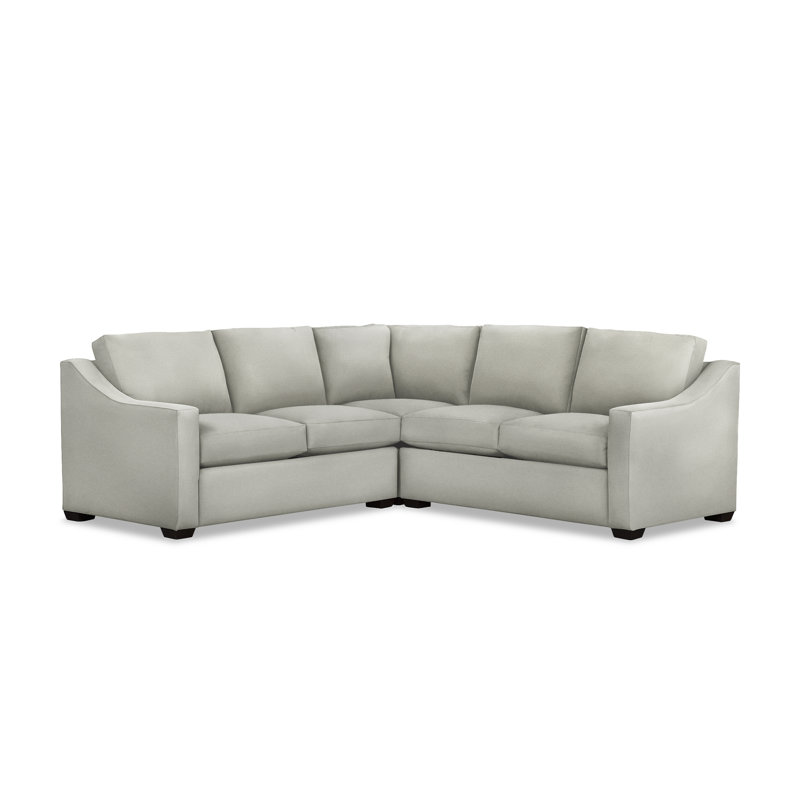 Cranbrook Upholstered L-Sectional, Canvas Navy Sunbrella® Canvas