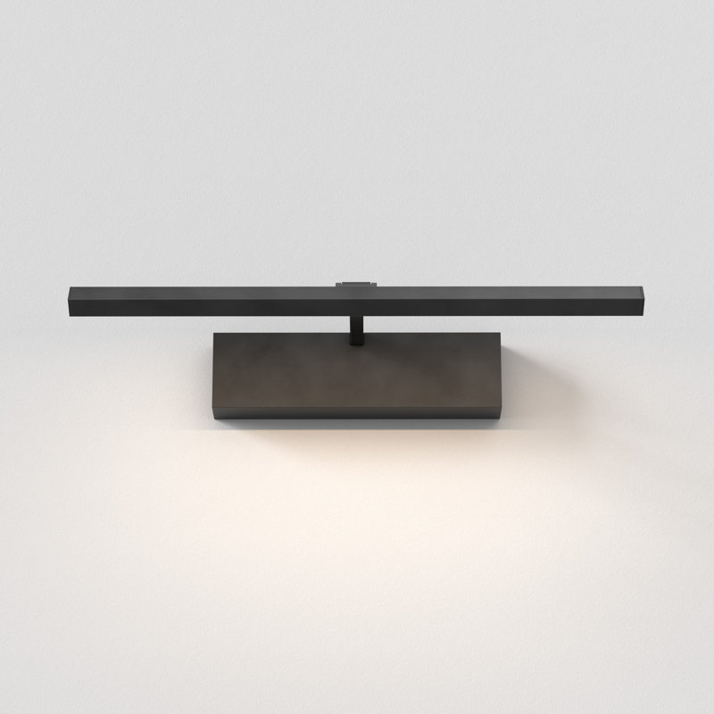 Mondrian LED Wall Mounted Picture Light, Matt Black, 2.36" H x 15.75" W x 7.4" D