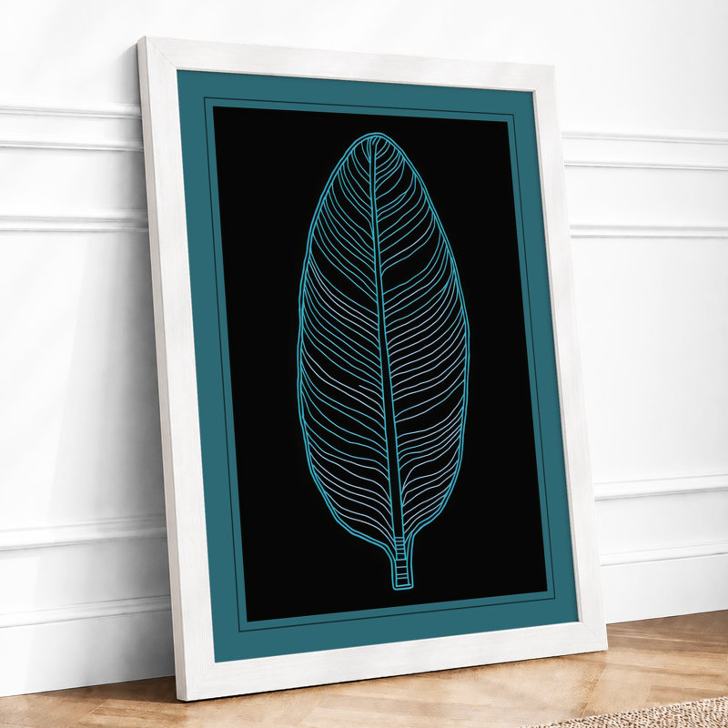 Leaf Anatomy Botanical - Print, A4 - 29.7 x 21.0 cm, White