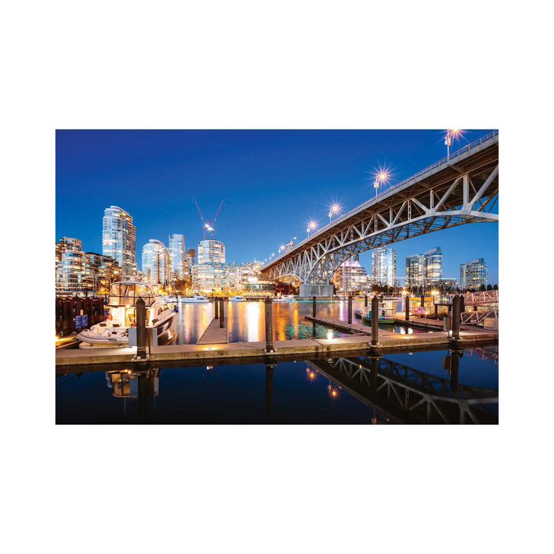 Vancouver Harbor by Matteo Colombo - Wrapped Canvas Print, 101.6 cm H x 66.04 cm W x 1.91 cm D