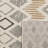Kearyn Chevron Machine Woven Polypropylene Area Rug in Multicolor-1129141533