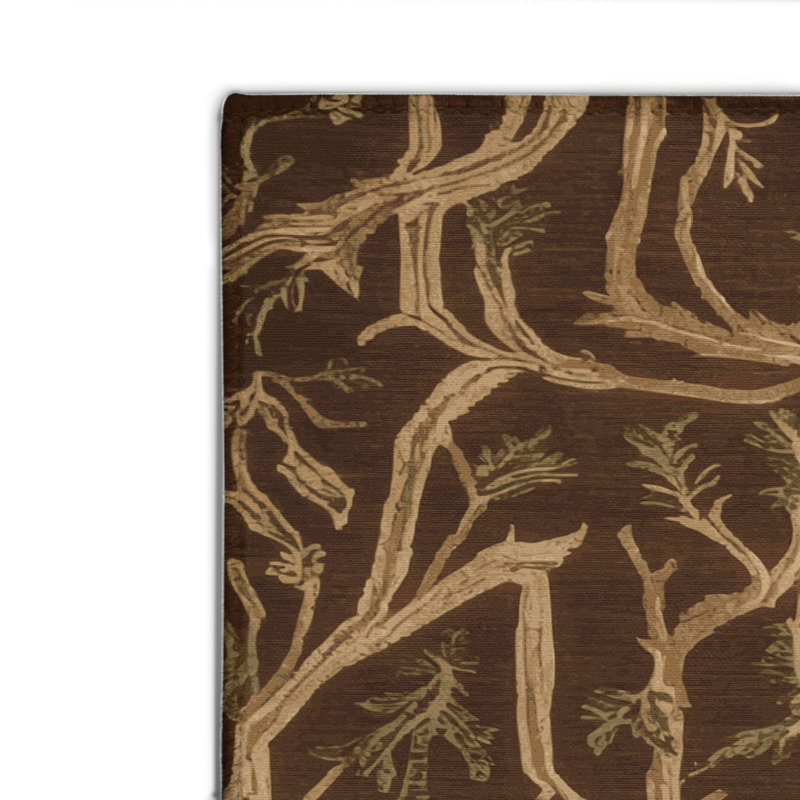Tapis turc intérieur et extérieur brun, Rectangulaire 2 pi x 3 pi
