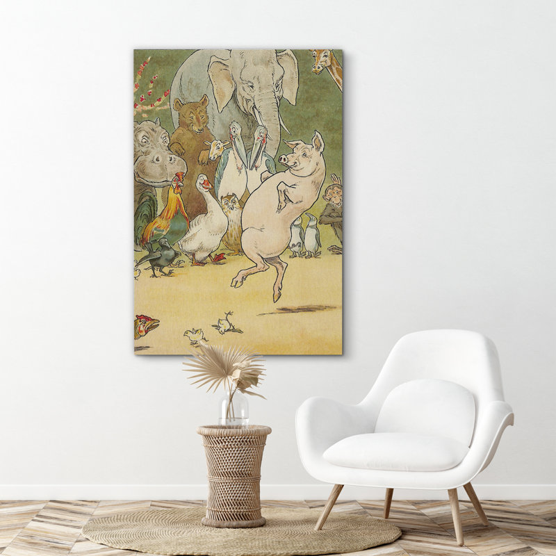 Décoration de chambre de poupée dansante, Toile tendue, H 18 po x l 12 po