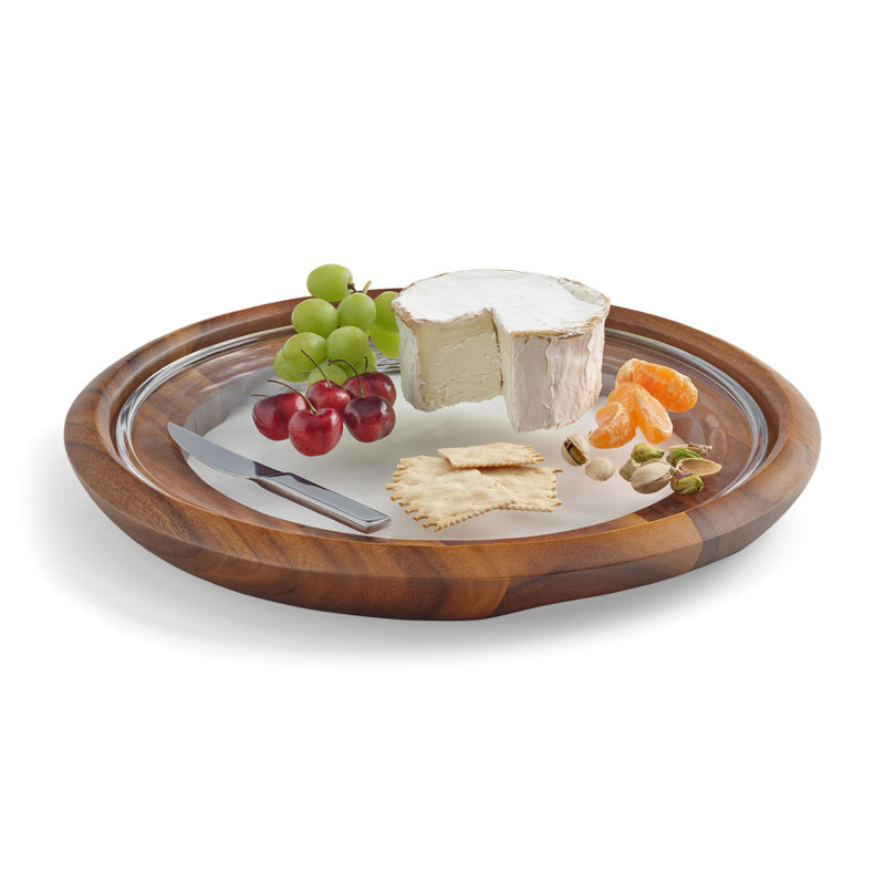 Plateau à fromage Nambe Cooper avec couteau