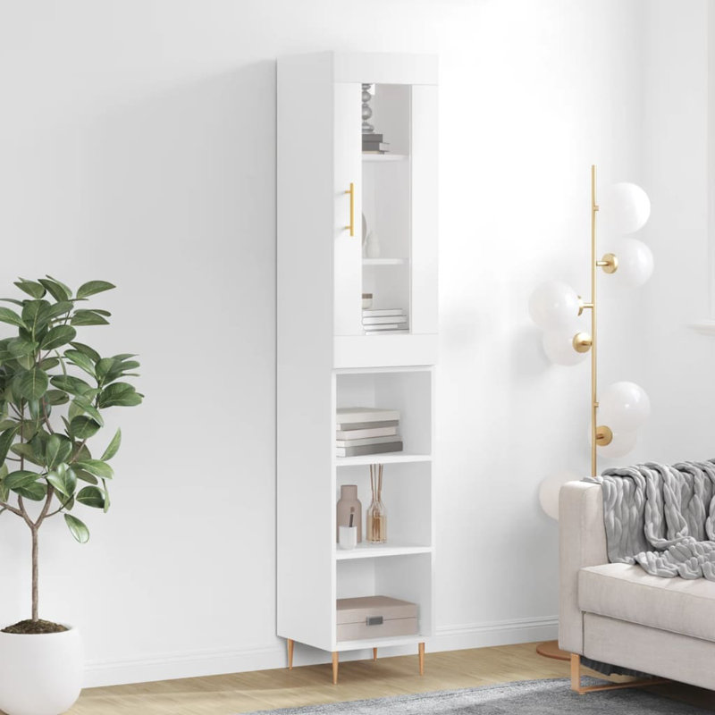 Ahzariah 180cm H x 35cm W Bookcase