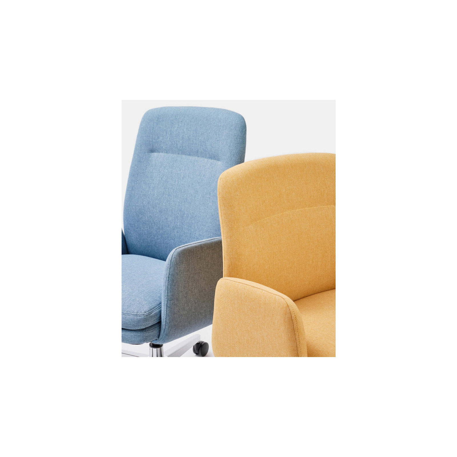 Softside Chair - Midback - Fabric, Skylight, 36"