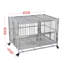 Cage pour chien améliorée de 48 pouces, caisse robuste, plaque de base renforcée pour grands chiens