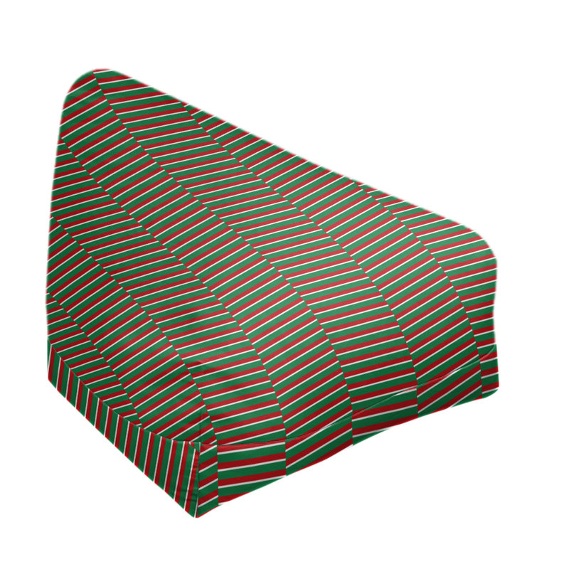 Fauteuil à billes et méridienne standard, H 25 po x l 27 po x P 30 po, Rose Red/Green