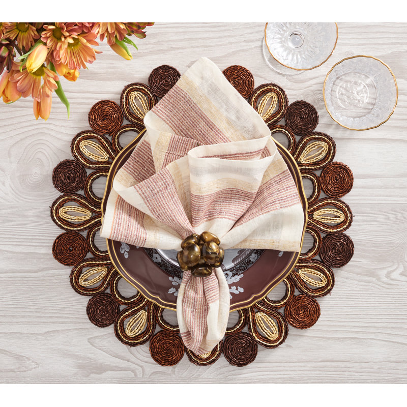 Marisol Placemat, Brown/Natural
