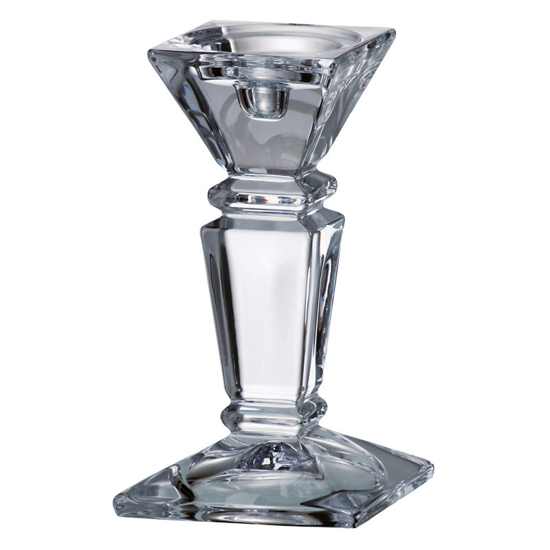 Candlestick, 8.25" H x 4.5" W x 4.5" D