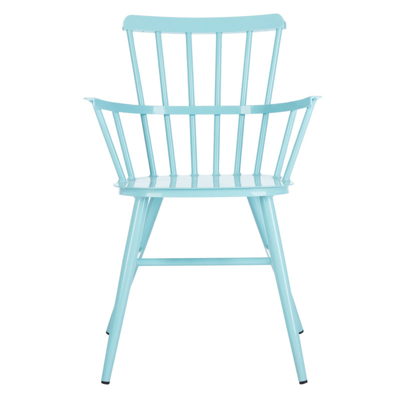 Clifton Outdoor Dining Side Chair, Baby Blue