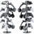 Controller Stand,5 Tier Controller Headphone Holder For Universal Headsets And Controllers,Black,1 Pack