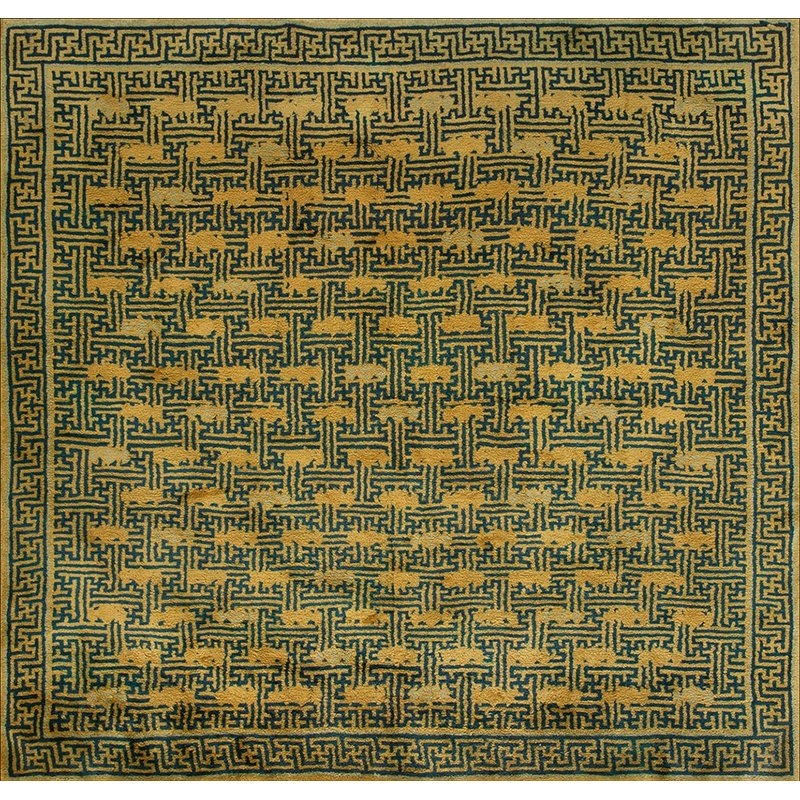 Tapis de chauve-souris chinois Rare