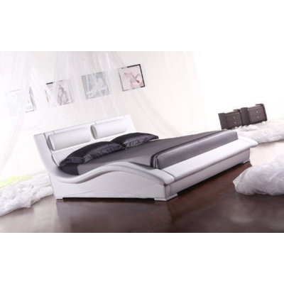 Lit plateforme en cuir Amkit Vegan
