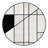 Soft Plush Easterly Minimalist Geometric Area Rug in Gray – Black Binding-731346971