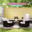 Fauteuil inclinable pivotant en osier-651518966-651518970