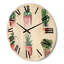 Horloge murale fleurs en pot cactus et plantes grasses-63903198