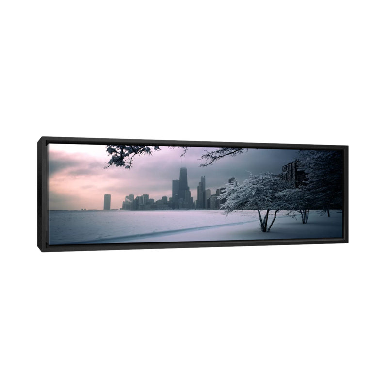 «North Avenue Beach, Chicago, Illinois», reproduction de photo sur toile, H 16 po x l 48 po x 1,5 po, Toile tendue
