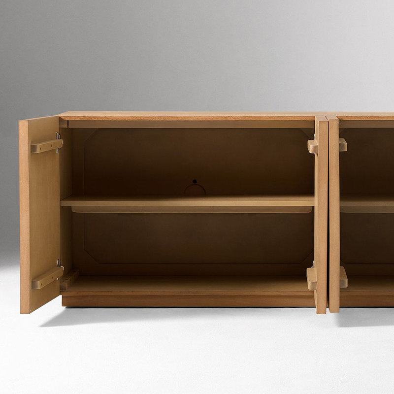 Buffet américain de style minimaliste moderne, H 23,6 po x l 78,7 po x P 17,7 po