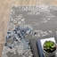Tapis gris abstrait à motif abstrait tissé à la machine 8 pi x 11 pi-2030358856