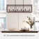 Chevron 6 Light Linear Rectangle Chandelier