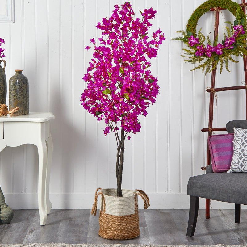 Arbre artificiel 72 po Argent, Mauve