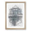 The Taj Mahal in Agra India Abstract - Picture Frame Painting Print-56855332-56855328