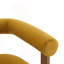 Chaise d'appoint moderne rembourrée avec accoudoirs ronds-618503552