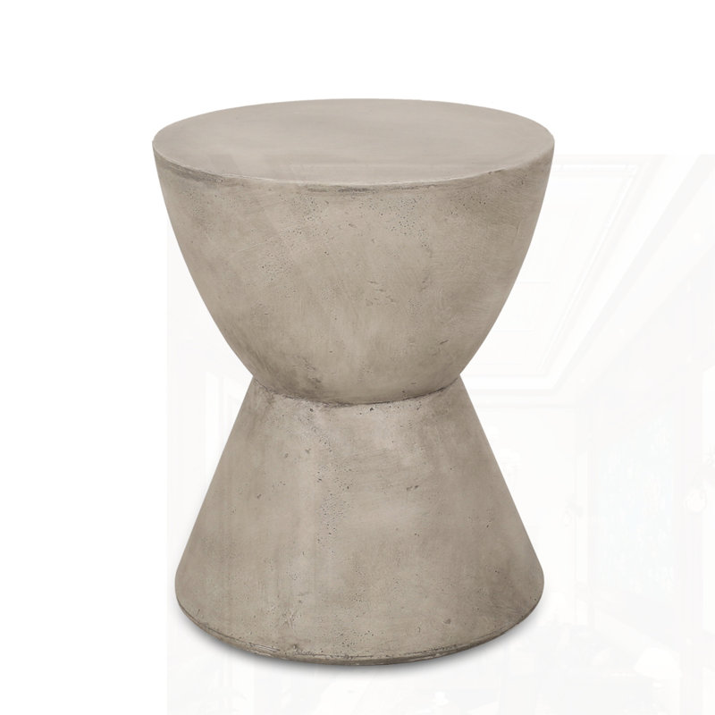 Outdoor Concrete Side Table