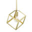 Luminaire suspendu cage en acier à intensité variable à 1 lumière avec hauteur réglable Norton-1430400379