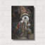 «Un chien en vêtements rétro et son coq» par Kajenna, art mural en métal, 12 po x 16 po-491598008