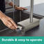 Robinet de cuisine Aquno Select avec bec rétractable en forme de L à 2 jets, 1,75 po-49858677