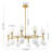Azucena 16-Light Dimmable Sputnik Sphere Chandelier-1622206597