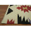 Tapis géométrique à motif oriental kilim 5 x 8