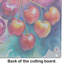 Colourful Cherries Glass Cutting Board Large