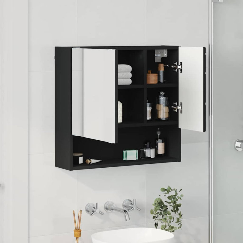 Bathroom Cabinet, Black