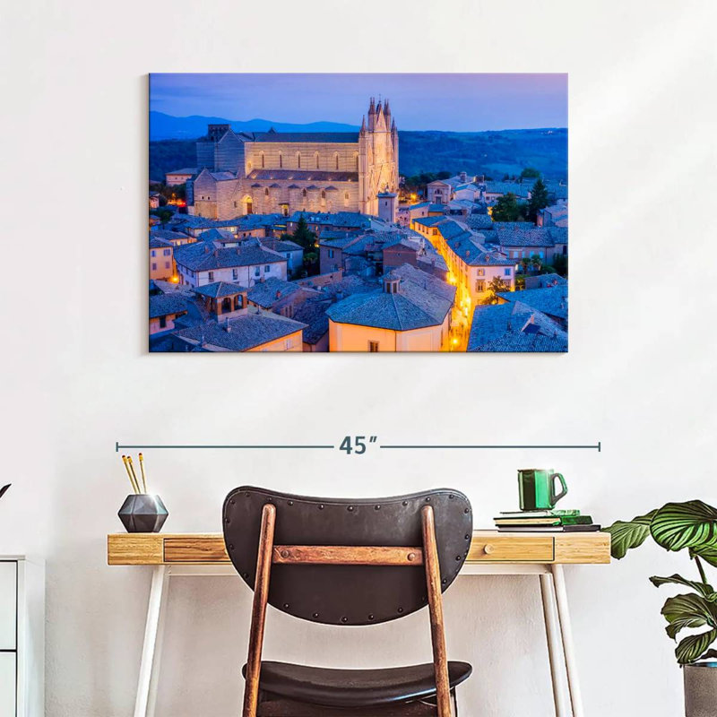 Nicci Orvieto Blue Hour, 26" H x 39" W