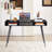 Mid Century Desk With USB Ports And Power Outlet (Not Including Office Chairs)-2042273762-2042273763