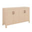 Buffet avec rangement, armoires de rangement de style campagnard avec 4 portes pour le salon-121085222