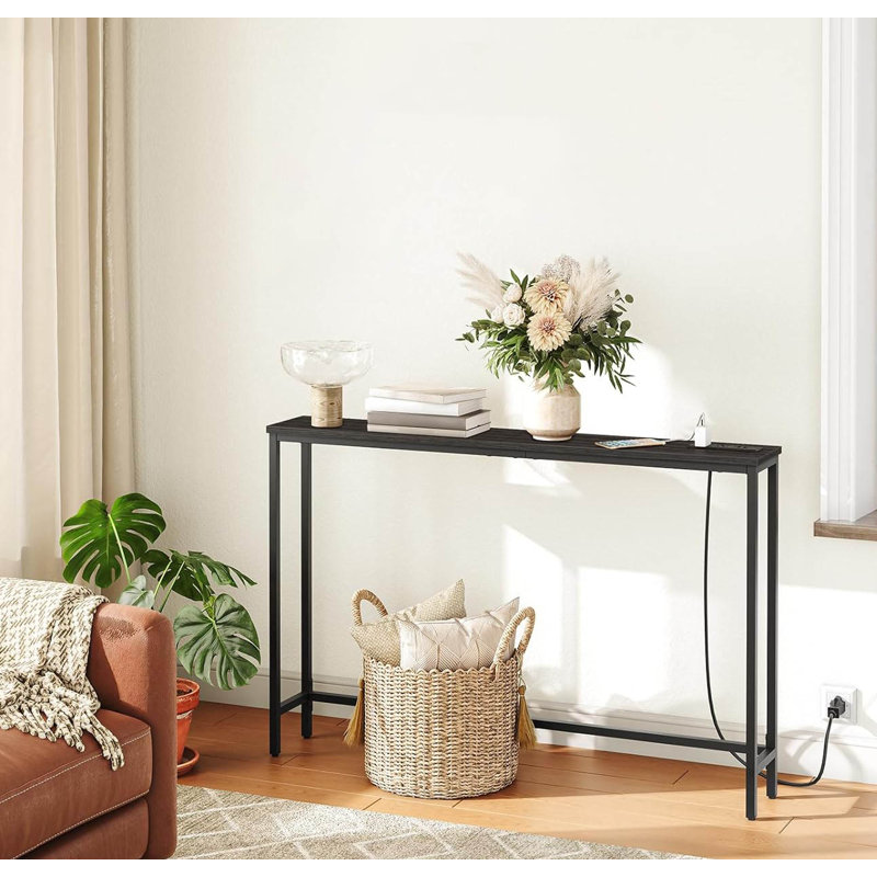 Table d'appoint Narrow Console, Noir