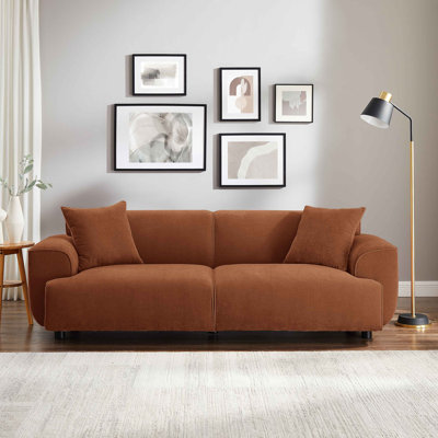 Wallas 231.1Cm Round Arms Sofa