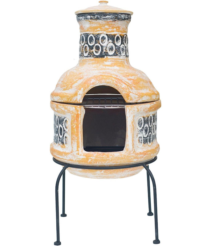 Emmayn Round Wood Burning Smokeless Chimnea