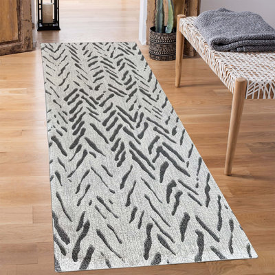 Kailynn Washable Abstract Indoor / Outdoor Rug