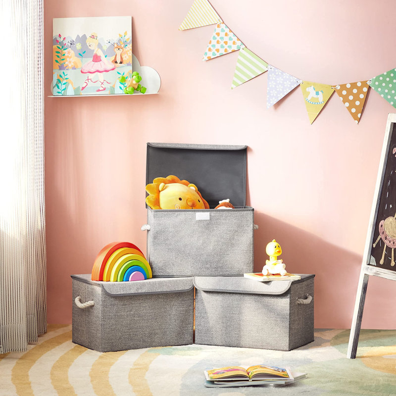 Longshore Tides Fabric Decorative Bin
